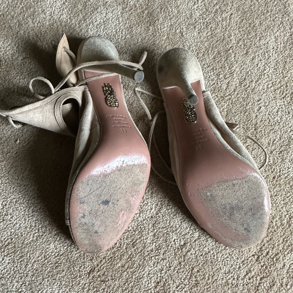 Aquazzura sexy things in tan 39 open to offers - Picture 3 of 7